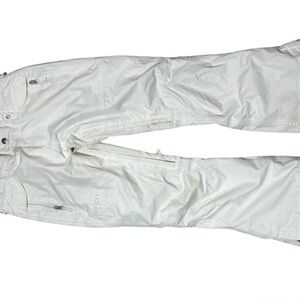 Burton Women’s Snowboard Pants The White Collection Dry Ride Size S Small